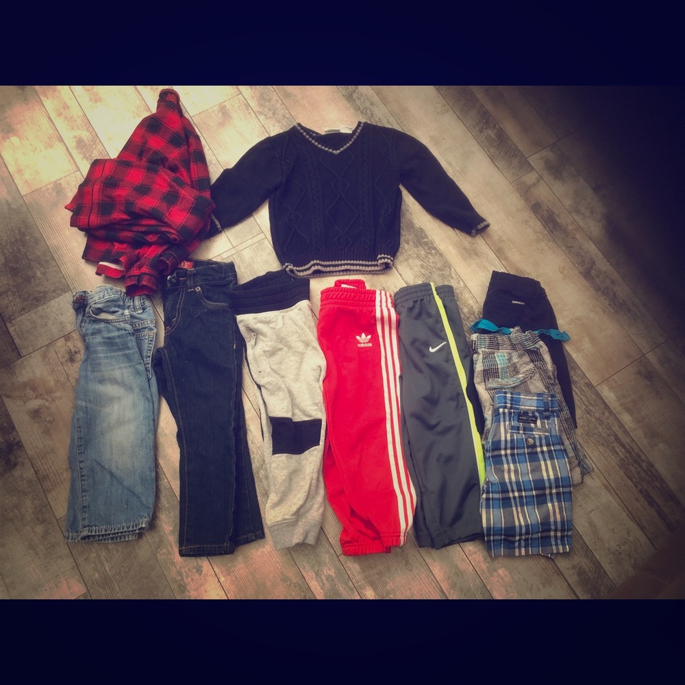 2t shorts, pants, Jammie set and sweater